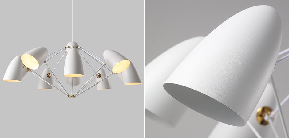 Люстра JLYLITE 10-Light Sputnik Chandelier White Люстра JLYLITE 10-Light Sputnik Chandelier White - Loft-Concept в Орле