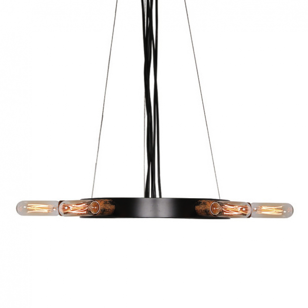 Люстра Loft Star Pendant 6 Ring Черный Люстра Loft Star Pendant 6 Ring Черный в Орле | Loft Concept