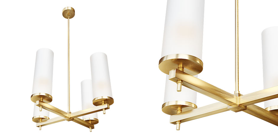 Люстра Дизайнерская Candle Holder 4 лампы Люстра Дизайнерская Candle Holder 4 лампы - Loft-Concept в Орле