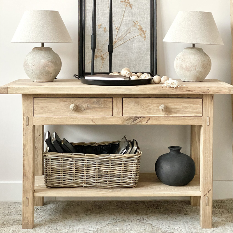 Консоль Reena Two Drawers Console Древесина Консоль Reena Two Drawers Console Древесина в Орле | Loft Concept