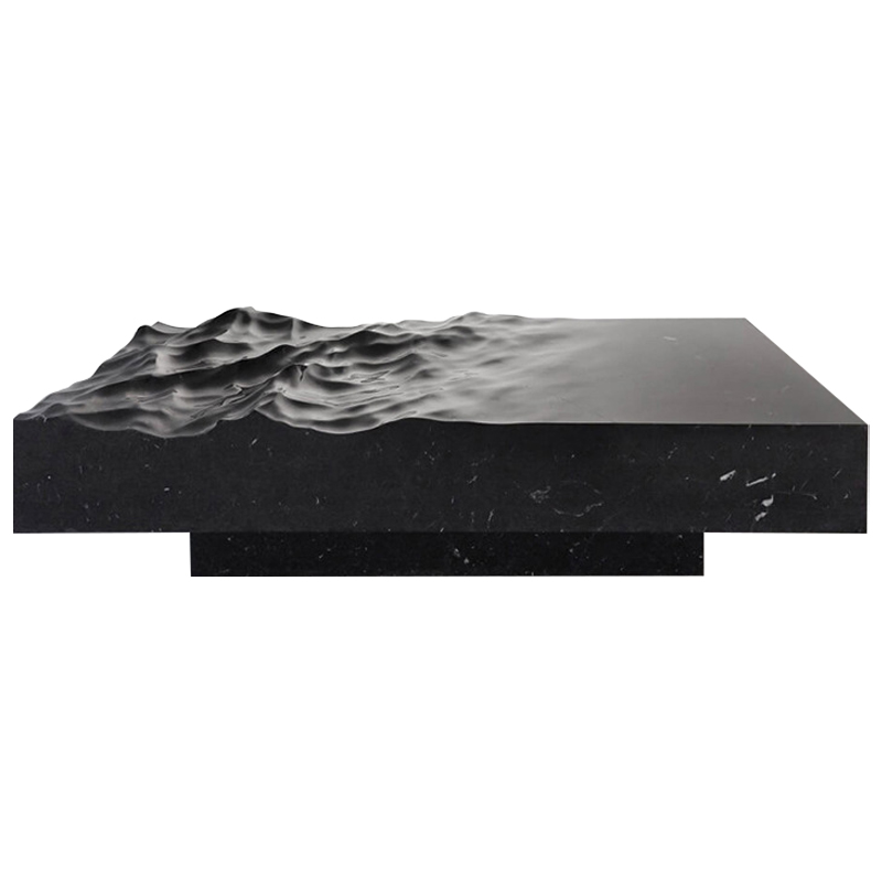 Дизайнерский журнальный стол Mathieu Lehanneur Sculpts Ocean Memories Square Black Черный Мрамор Nero Дизайнерский журнальный стол Mathieu Lehanneur Sculpts Ocean Memories Square Black Черный Мрамор Nero в Орле | Loft Concept
