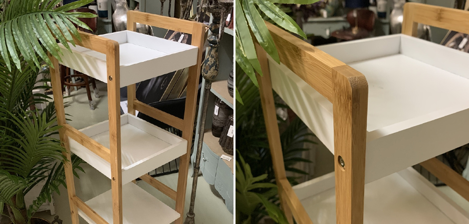 Стеллаж Stockholm White & Beige Slim Стеллаж Stockholm White & Beige Slim - Loft-Concept в Орле