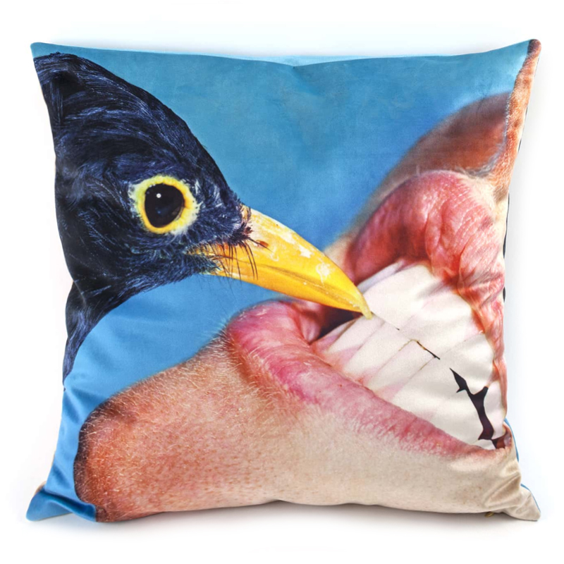 Подушка Seletti Cushion Crow Design Toiletpaper Голубой Подушка Seletti Cushion Crow Design Toiletpaper Голубой в Орле | Loft Concept