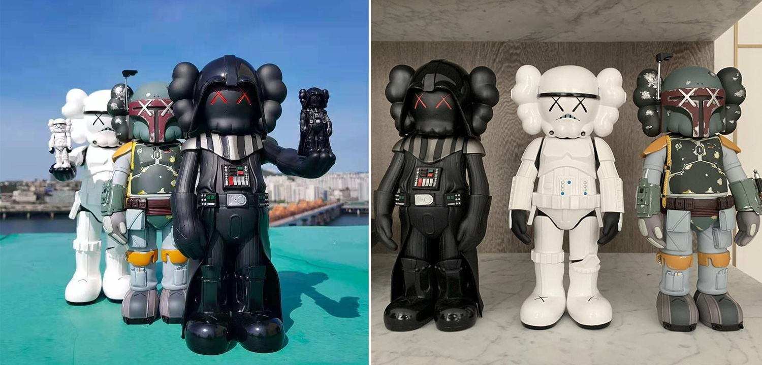 Статуэтка KAWS Star Wars Boba Fett Ver - фото