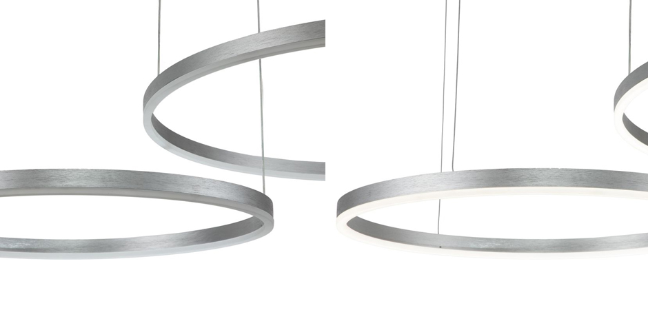 Подвесной светильник Neo Circles Double Silver Подвесной светильник Neo Circles Double Silver - Loft-Concept в Орле