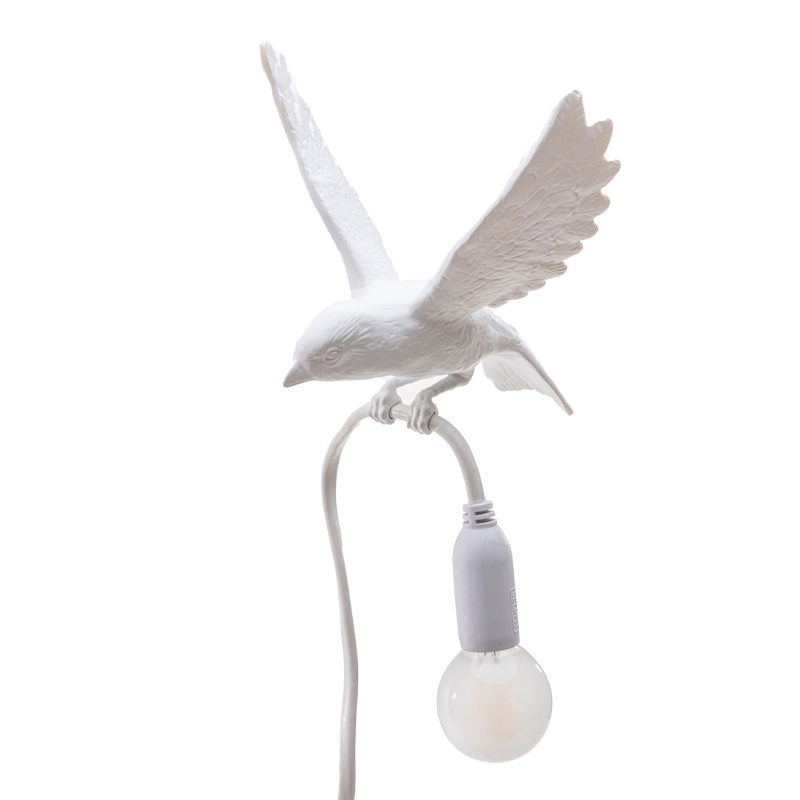 Настольная лампа Seletti Sparrow Landing Белый Настольная лампа Seletti Sparrow Landing Белый в Орле | Loft Concept