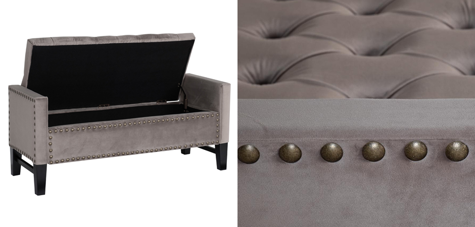 Банкетка с ящиком Helen Bench Seat Банкетка с ящиком Helen Bench Seat - Loft-Concept в Орле