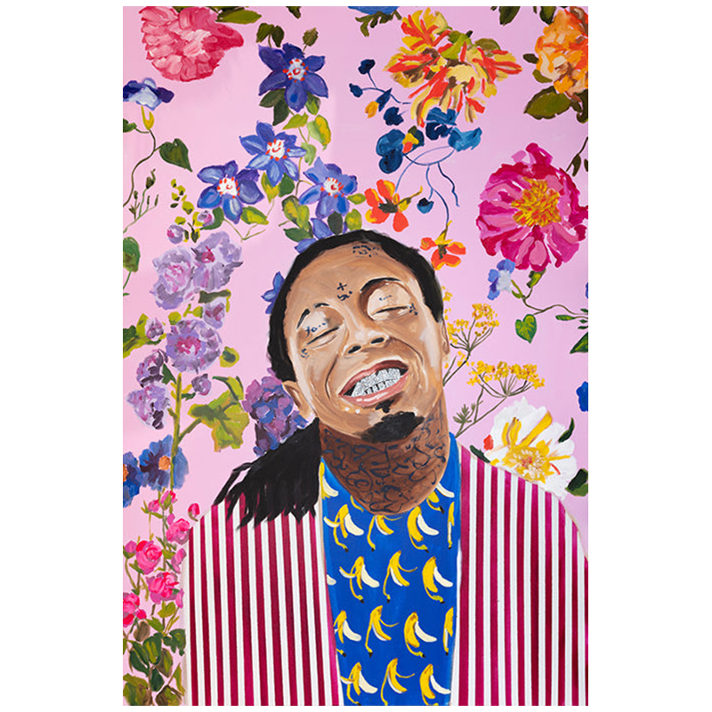 Картина Lil Wayne with Floral Background Мульти Картина Lil Wayne with Floral Background Мульти в Орле | Loft Concept