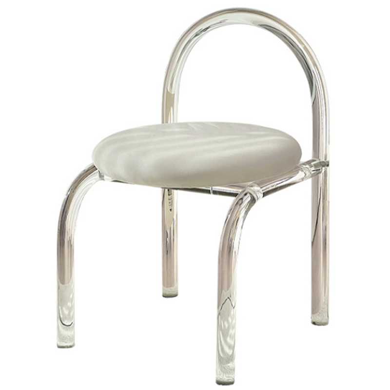 Дизайнерский Стул с ножками из прозрачного Акрила Princesa cristal Chair Прозрачный Белый Дизайнерский Стул с ножками из прозрачного Акрила Princesa cristal Chair Прозрачный Белый в Орле | Loft Concept