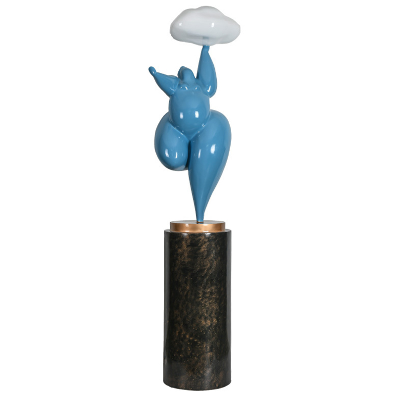 Торшер In The Clouds Blue Floor Lamp Голубой Белый Латунь Черный Торшер In The Clouds Blue Floor Lamp Голубой Белый Латунь Черный в Орле | Loft Concept