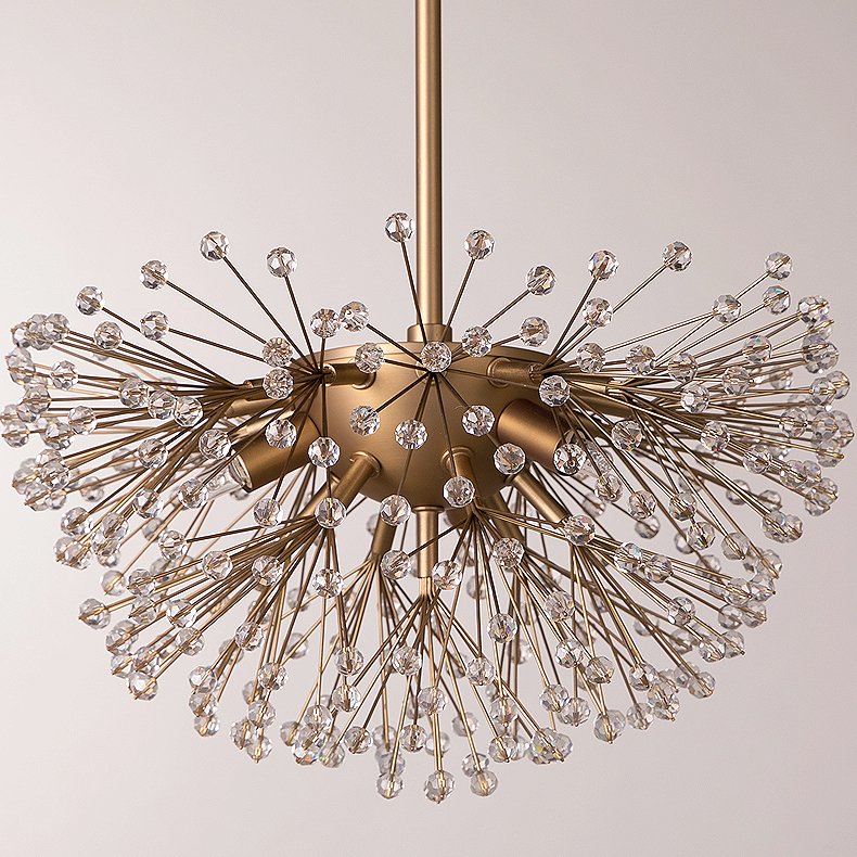 Люстра Dickinson Chandelier Золотой Люстра Dickinson Chandelier Золотой в Орле | Loft Concept