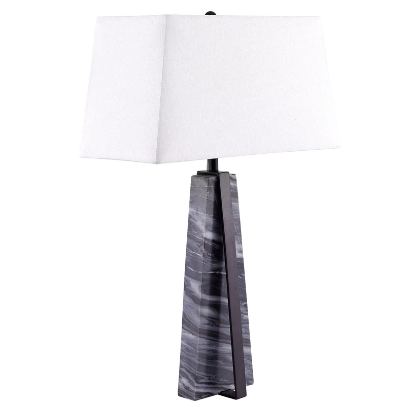 Дизайнерская настольная лампа MARTANA LAMP Белый Черный Серый Дизайнерская настольная лампа MARTANA LAMP Белый Черный Серый в Орле | Loft Concept