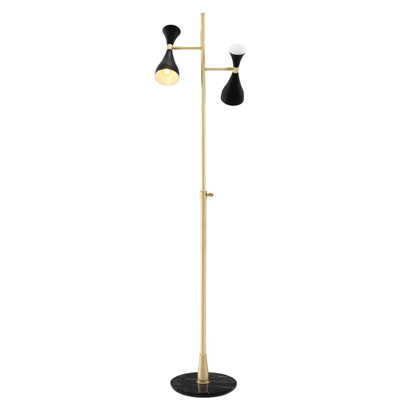 Торшер Eichholtz Floor Lamp Cordero Латунь Черный Мрамор Nero Черный Торшер Eichholtz Floor Lamp Cordero Латунь Черный Мрамор Nero Черный в Орле | Loft Concept