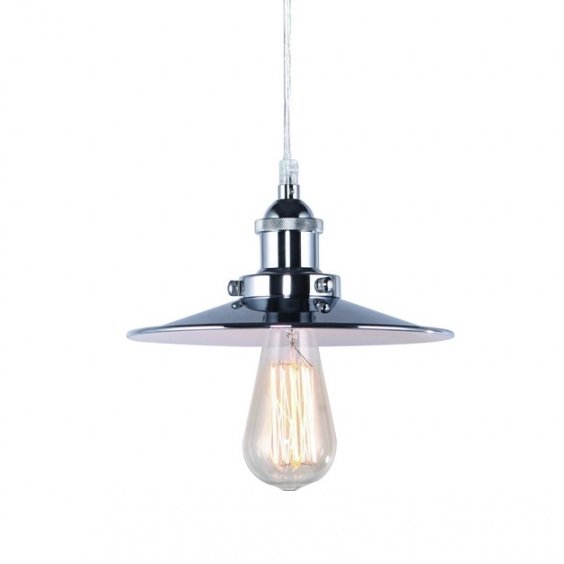 Подвесной светильник 20TH C. Factory Filament Metal Single Pendant Хром Подвесной светильник 20TH C. Factory Filament Metal Single Pendant Хром в Орле | Loft Concept
