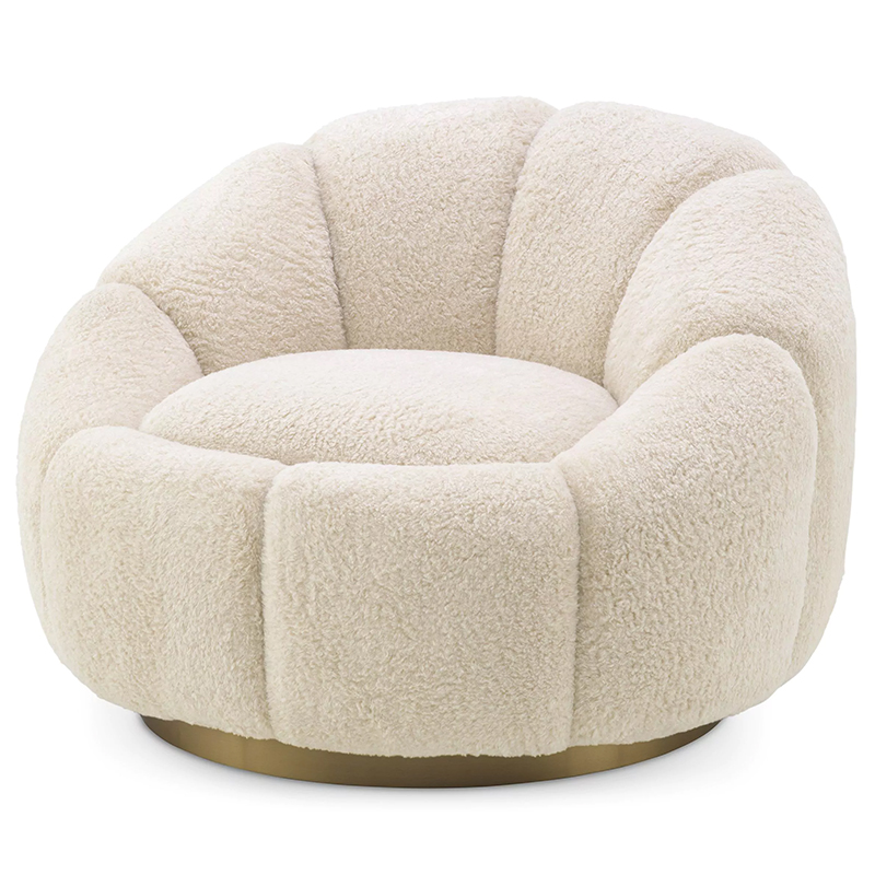 Кресло Eichholtz Swivel Chair Inger Brisbane Cream Кремовый Кресло Eichholtz Swivel Chair Inger Brisbane Cream Кремовый в Орле | Loft Concept