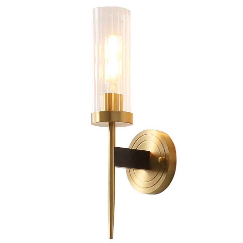 Бра European Modern Living Room Wall Lamp ALOUETTE SCONCE Латунь Прозрачное Стекло Бра European Modern Living Room Wall Lamp ALOUETTE SCONCE Латунь Прозрачное Стекло в Орле | Loft Concept