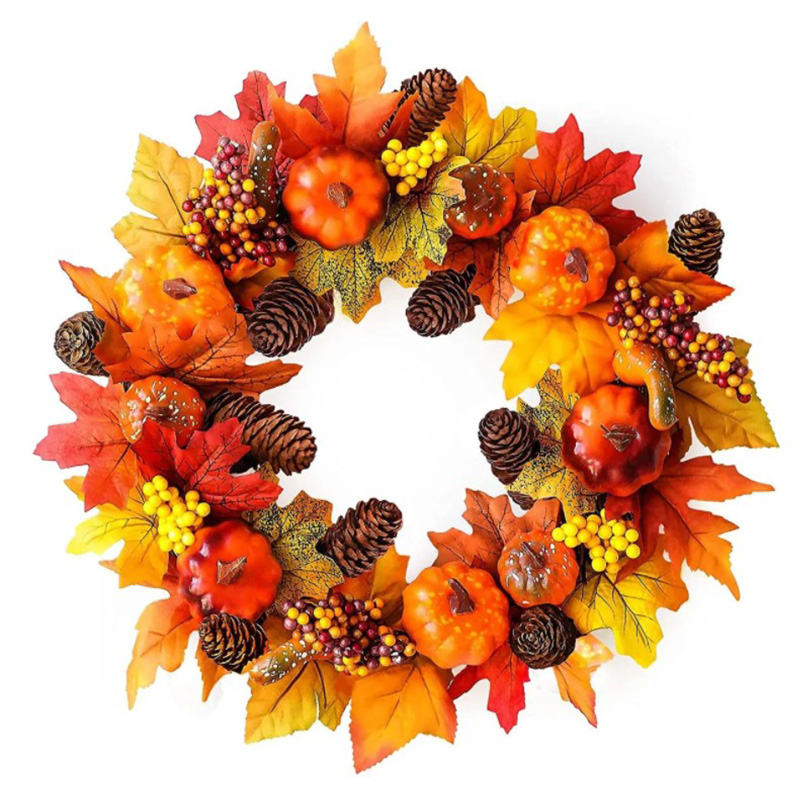 Аксессуар на стену Halloween Wreath II Оранжевый Коричневый Желтый Аксессуар на стену Halloween Wreath II Оранжевый Коричневый Желтый в Орле | Loft Concept