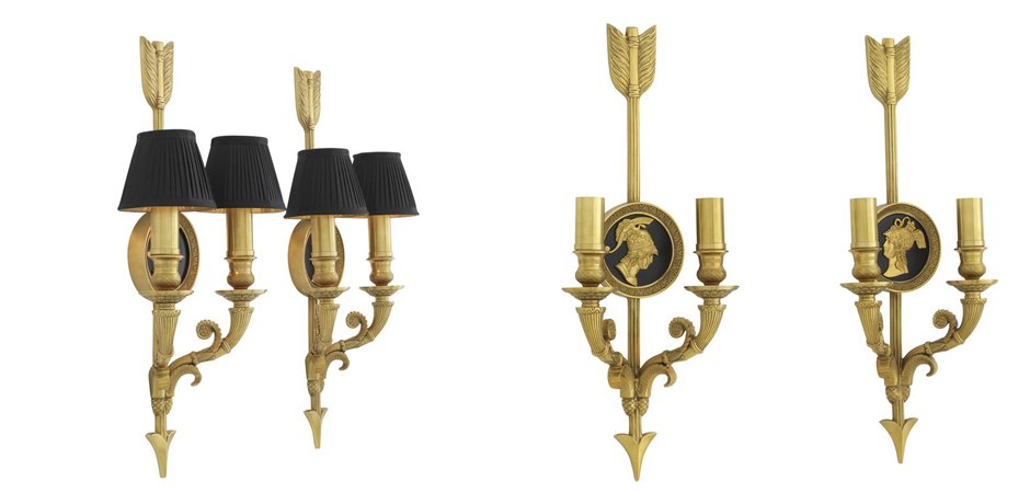 Комплект из 2-х бра Eichholtz Wall Lamp Tiberius Комплект из 2-х бра Eichholtz Wall Lamp Tiberius - Loft-Concept в Орле