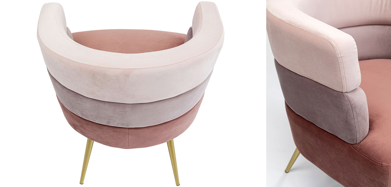 Кресло Pink Velvet Superposition - фото