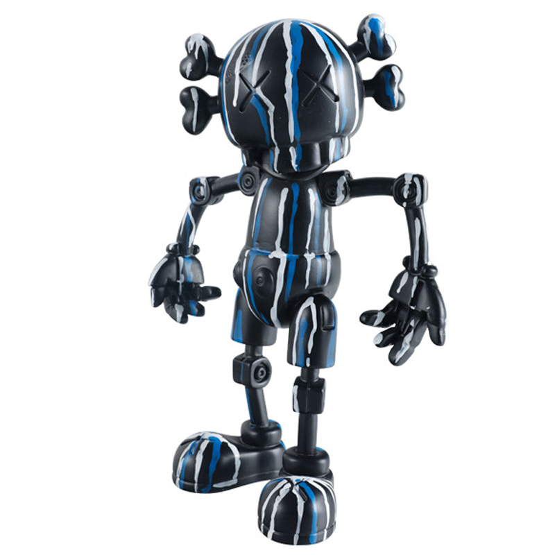 Статуэтка Cartoon Robot Черный Синий Белый Статуэтка Cartoon Robot Черный Синий Белый в Орле | Loft Concept