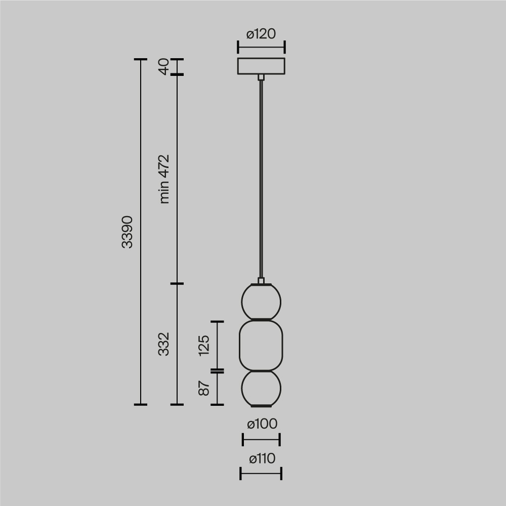 Подвесной светильник Trio outline Подвесной светильник Trio outline в Орле