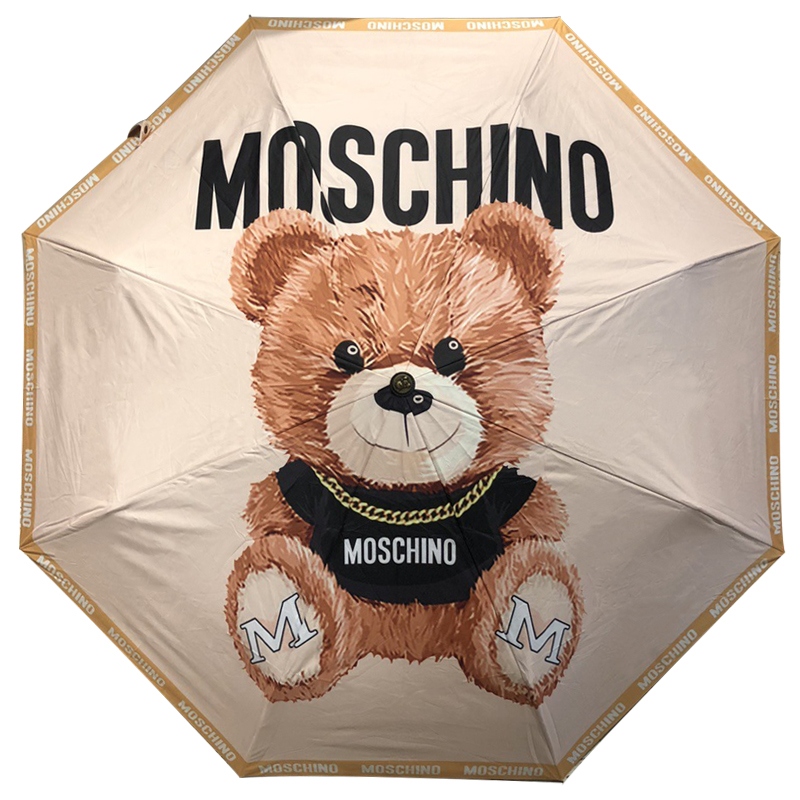 Зонт раскладной MOSCHINO дизайн 006 Бежевый цвет Коричневый Бежевый Зонт раскладной MOSCHINO дизайн 006 Бежевый цвет Коричневый Бежевый в Орле | Loft Concept