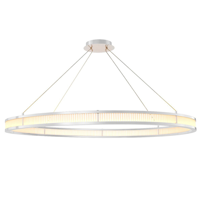Люстра Eichholtz Chandelier Damien XL Nickel Никель Белое матовое стекло Люстра Eichholtz Chandelier Damien XL Nickel Никель Белое матовое стекло в Орле | Loft Concept