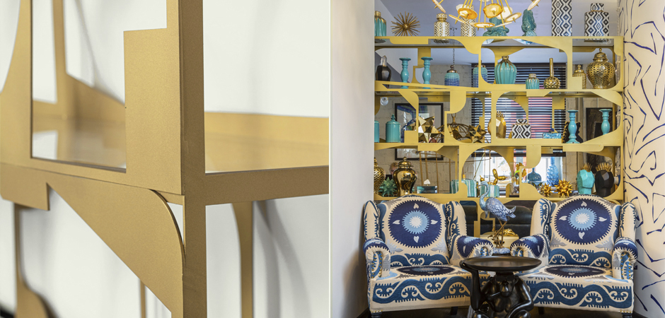 Стеллаж Golden Kaleidoscope Стеллаж Golden Kaleidoscope - Loft-Concept в Орле