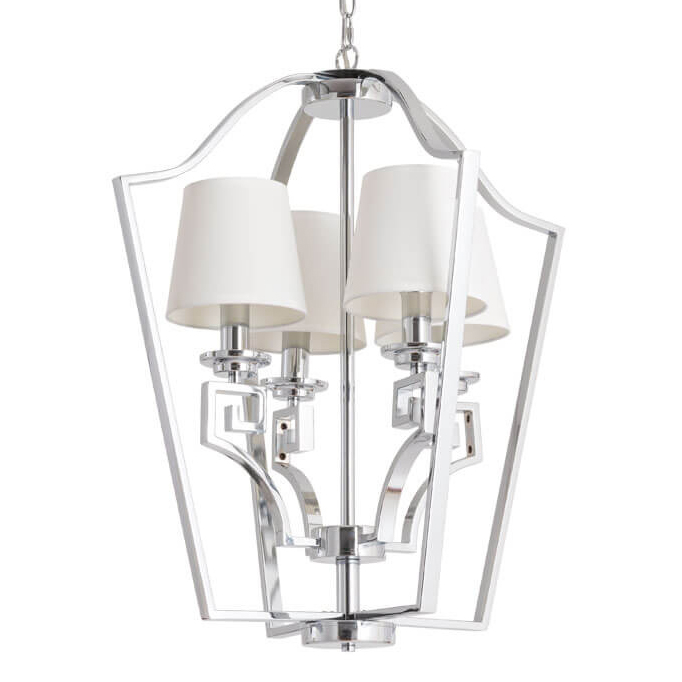 Люстра Lantern Presidential Chromium Хром Белый Люстра Lantern Presidential Chromium Хром Белый в Орле | Loft Concept