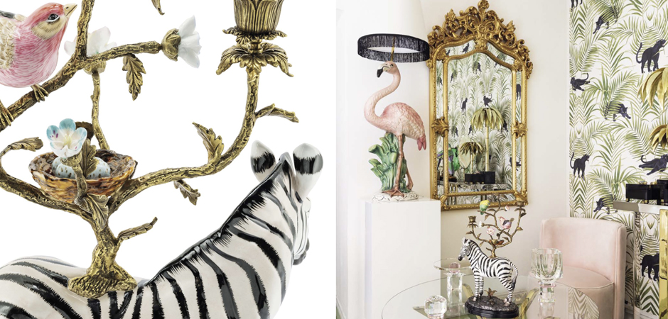 Подсвечник CANDLEHOLDER ATLANTA ZEBER Подсвечник CANDLEHOLDER ATLANTA ZEBER - Loft-Concept в Орле