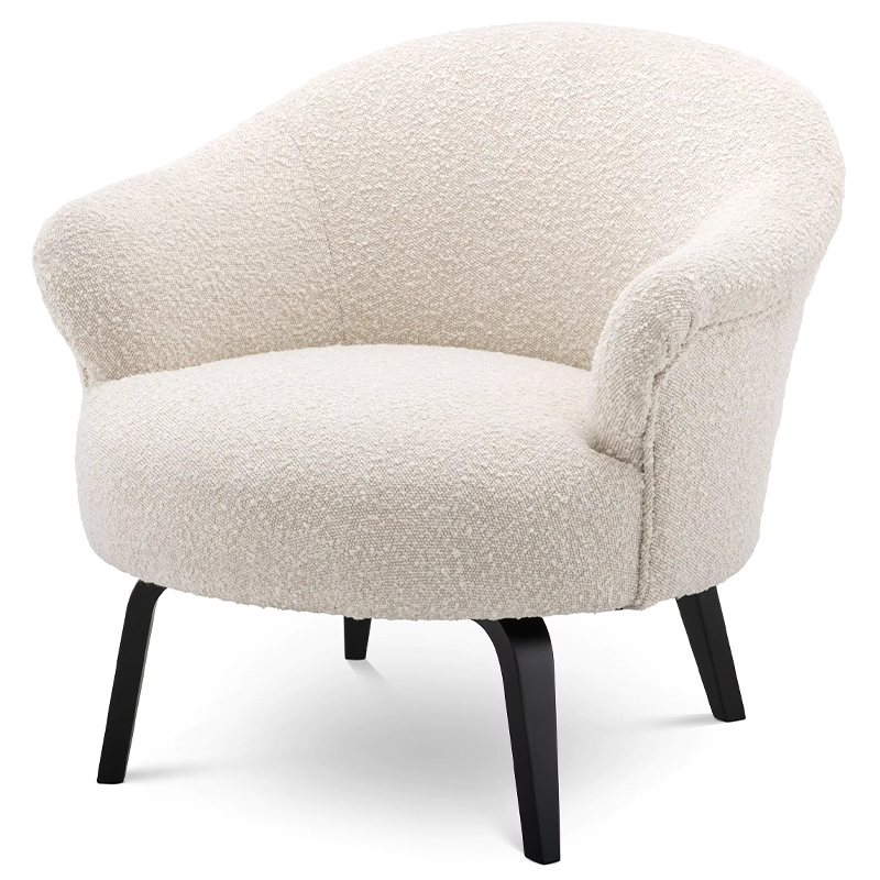 Кресло Eichholtz Chair Moretti Boucle Бежевый Черный Кремовый Черный Кресло Eichholtz Chair Moretti Boucle Бежевый Черный Кремовый Черный в Орле | Loft Concept