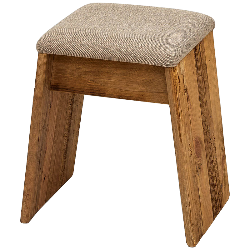Пуф деревянный Aime Wood Pouf Древесина Бежево-серый Пуф деревянный Aime Wood Pouf Древесина Бежево-серый в Орле | Loft Concept