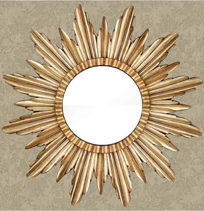 Зеркало Antiques sun Серебряный Золотой Зеркало Antiques sun Серебряный Золотой в Орле | Loft Concept