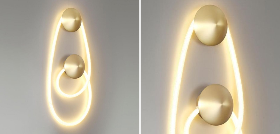 Бра Золотой LUKE LAMPCO TRACER LAMP с двумя крепежными планками Бра Золотой LUKE LAMPCO TRACER LAMP с двумя крепежными планками - Loft-Concept в Орле