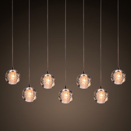 Bocci Led Crystal Glass Ball 7 Прозрачный (Transparent) в Орле | Loft Concept 