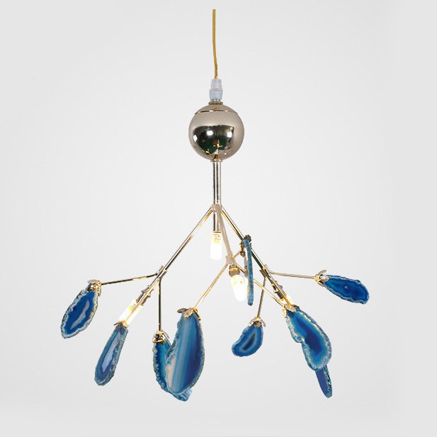 Люстра Agate Feathers mini Глянцевое золото Люстра Agate Feathers mini Глянцевое золото в Орле | Loft Concept