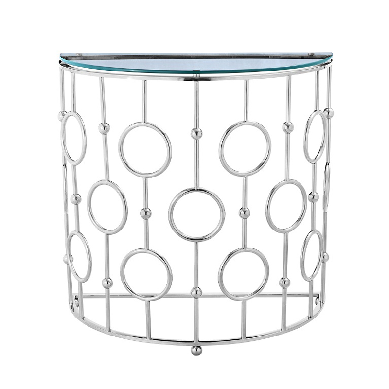 Консоль Console Insignia Rings chrome Хром Консоль Console Insignia Rings chrome Хром в Орле | Loft Concept