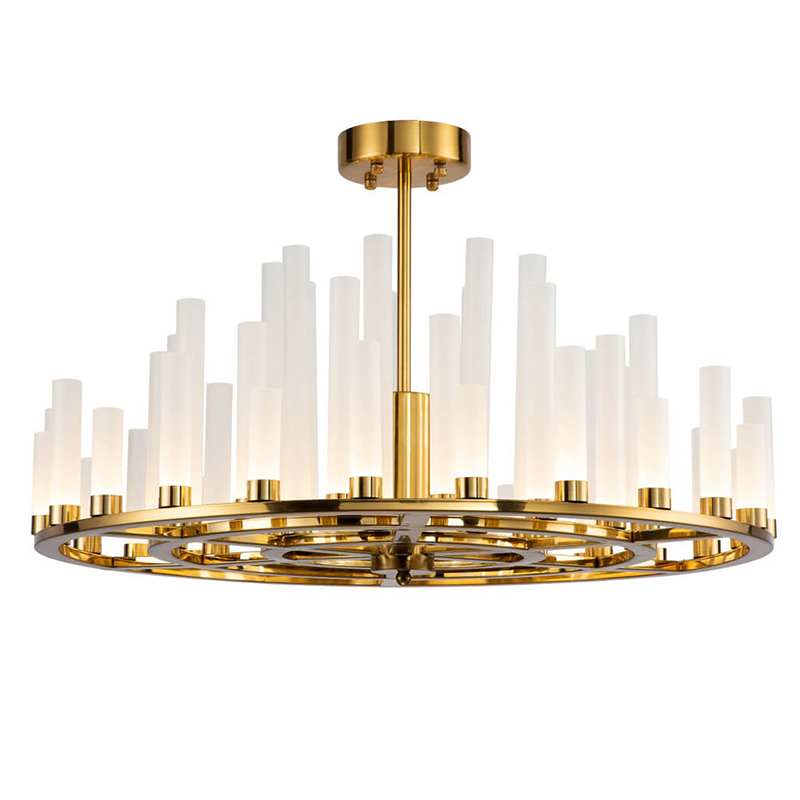 Люстра Candlestick Chandelier Глянцевое золото Люстра Candlestick Chandelier Глянцевое золото в Орле | Loft Concept