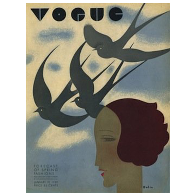 Постер Vogue Cover 1930 January Постер Vogue Cover 1930 January в Орле | Loft Concept