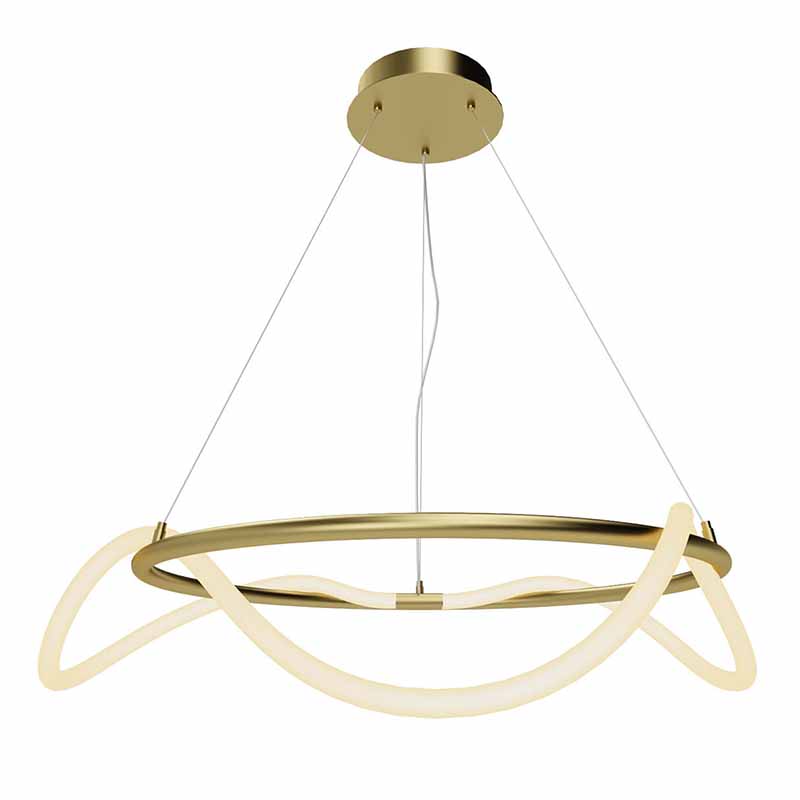 Люстра Luke Lampco Tracer Chandelier Gold 60 Белый матовое золото Люстра Luke Lampco Tracer Chandelier Gold 60 Белый матовое золото в Орле | Loft Concept