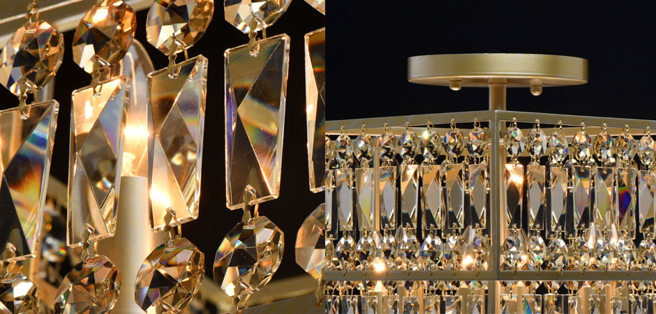 Потолочный светильник Crystal Inserts Lamp amber 6 Потолочный светильник Crystal Inserts Lamp amber 6 - Loft-Concept в Орле