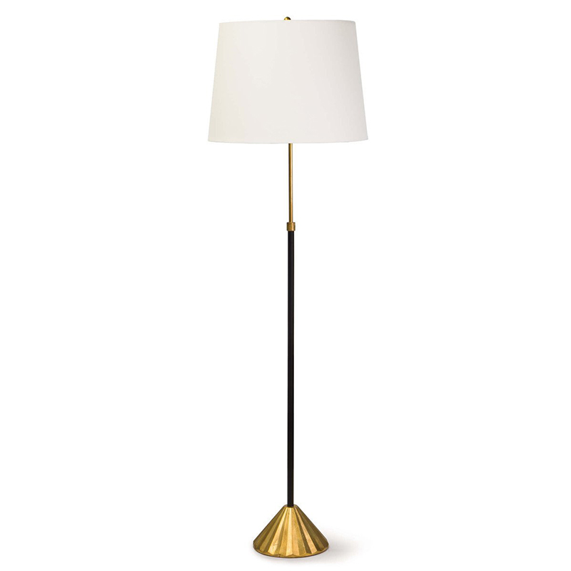 Торшер Arleta Floor lamp Белый Черный Золотой Торшер Arleta Floor lamp Белый Черный Золотой в Орле | Loft Concept