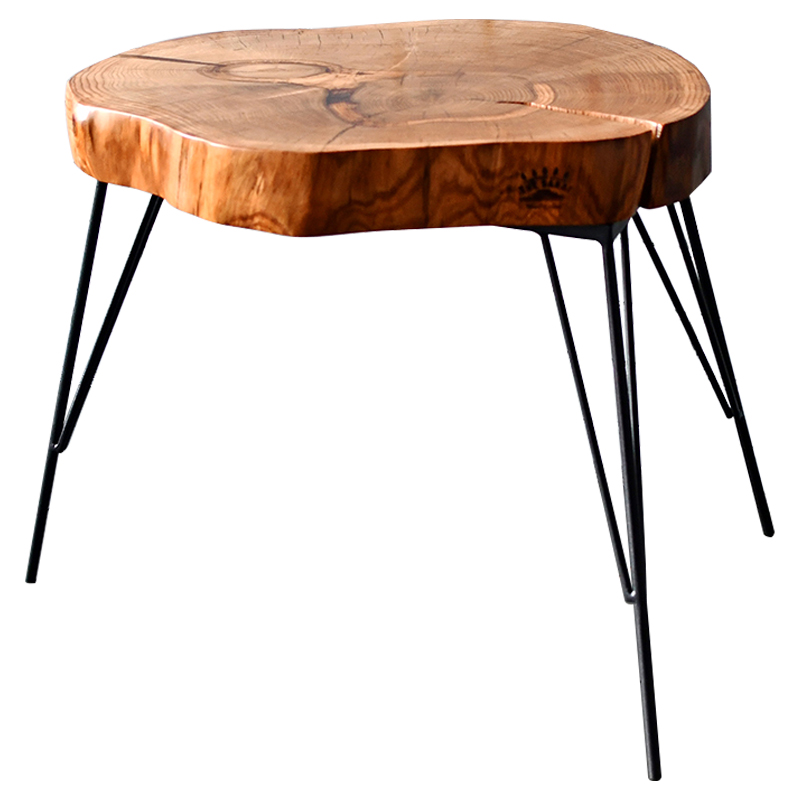 Кофейный стол Randy Industrial Metal Rust Coffee Table Светлый дуб Черный Кофейный стол Randy Industrial Metal Rust Coffee Table Светлый дуб Черный в Орле | Loft Concept