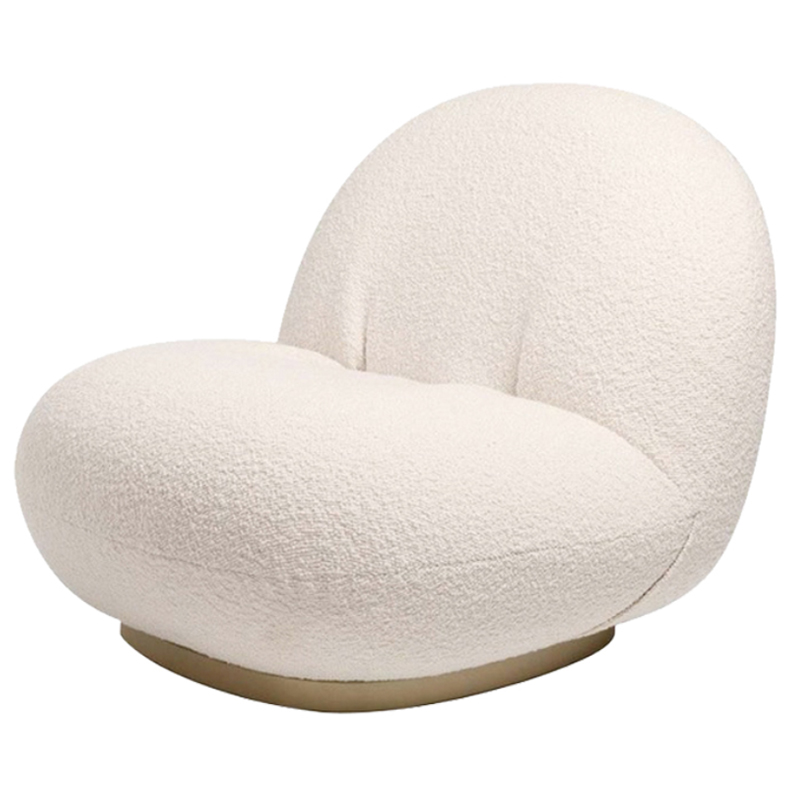 Кресло Pacha lounge chair ivory Молочный Кресло Pacha lounge chair ivory Молочный в Орле | Loft Concept
