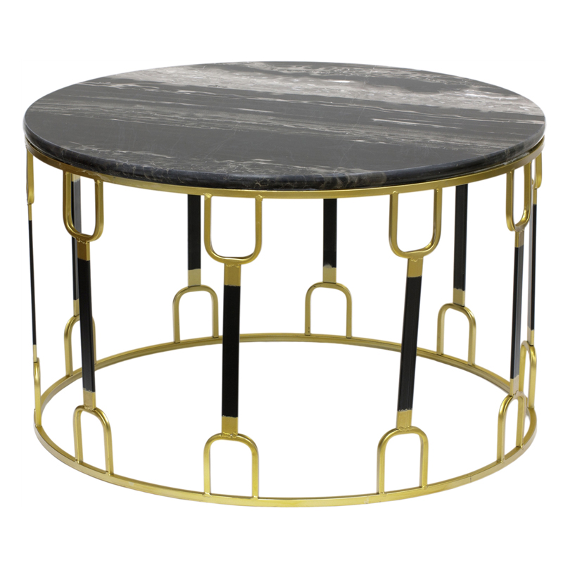 Приставной стол Dorius Side Table black marble Латунь Черный Черный Мрамор Nero Приставной стол Dorius Side Table black marble Латунь Черный Черный Мрамор Nero в Орле | Loft Concept