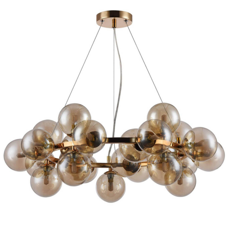 Люстра Berries Chandelier Amber 70 матовое золото Янтарь (Amber) Люстра Berries Chandelier Amber 70 матовое золото Янтарь (Amber) в Орле | Loft Concept