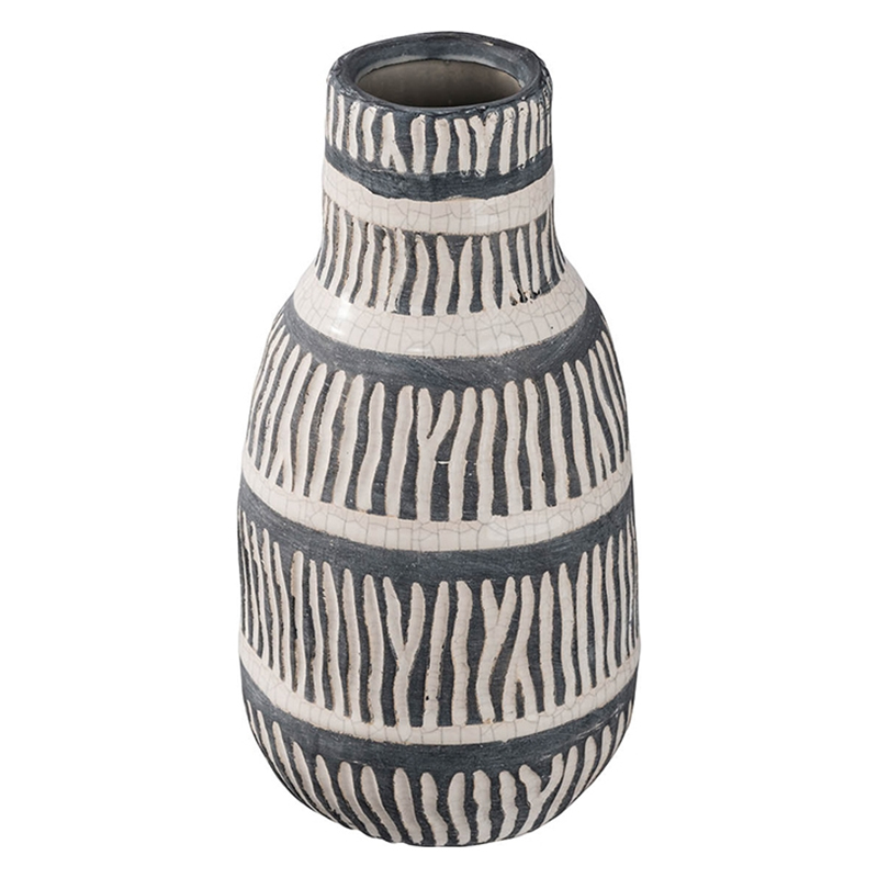 Ваза Kamaria Vase M Серый Белый Ваза Kamaria Vase M Серый Белый в Орле | Loft Concept