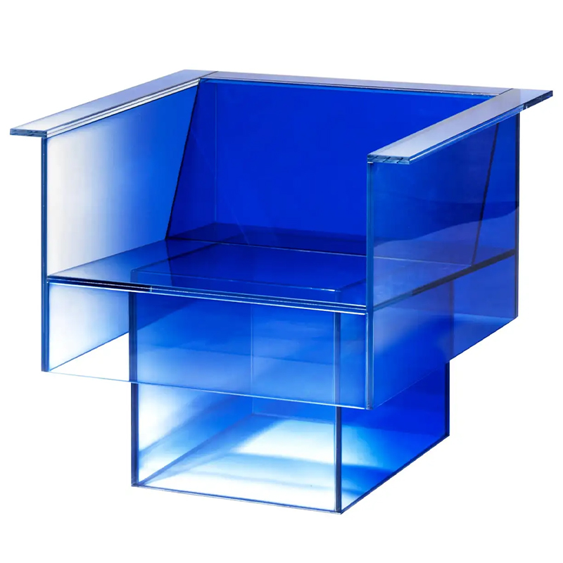 Дизайнерское Кресло Null Blue Glass Clear Armchair by Studio Buzao Прозрачный Синий Сапфирово-синий Дизайнерское Кресло Null Blue Glass Clear Armchair by Studio Buzao Прозрачный Синий Сапфирово-синий в Орле | Loft Concept