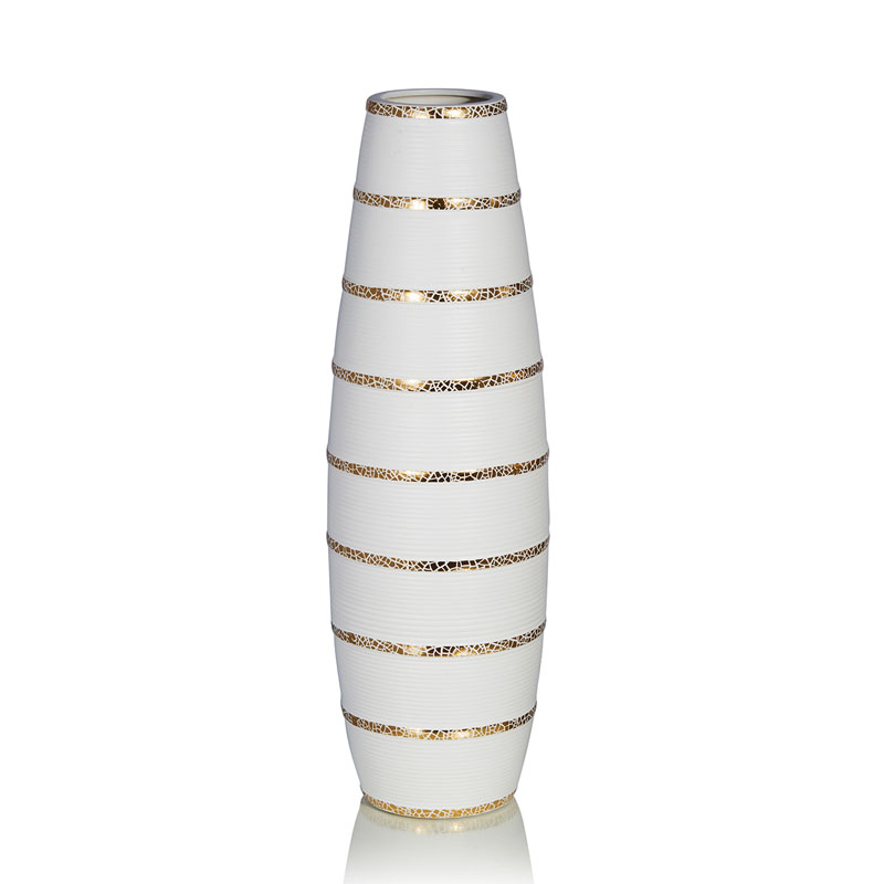 Ваза Vase Beehive white Белый Золотой Ваза Vase Beehive white Белый Золотой в Орле | Loft Concept