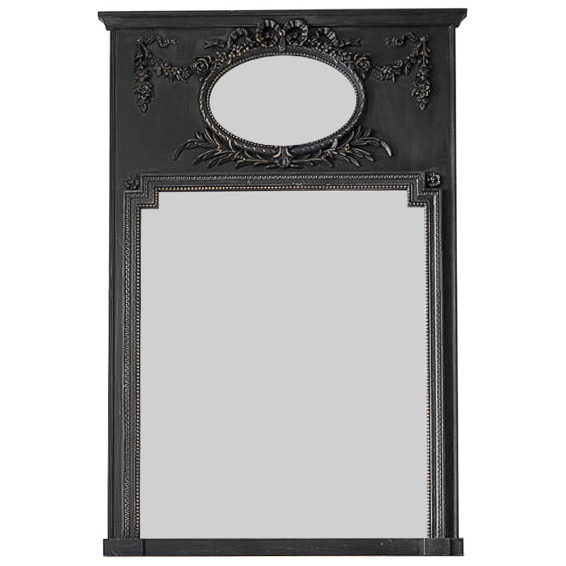 Зеркало Hendrica Mirror Black Винтажный черный Зеркало Hendrica Mirror Black Винтажный черный в Орле | Loft Concept